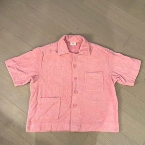 Terry Boxy Rosato Shirt